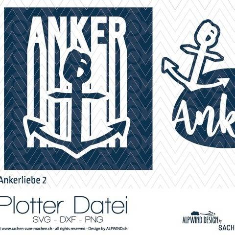 Plotter-Datei "Ankerliebe" #2