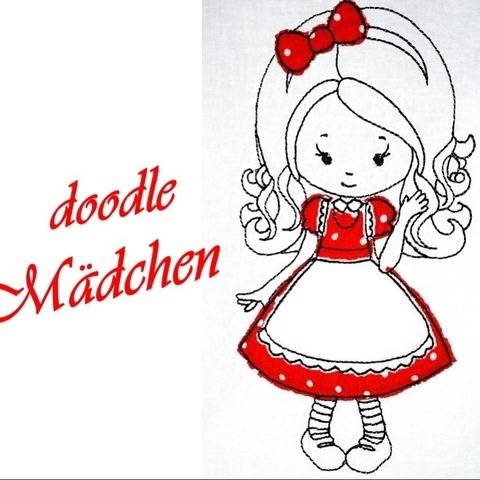 Mädchen Stickdatei ♥ sweet Girl ♥ Goldlöckchen