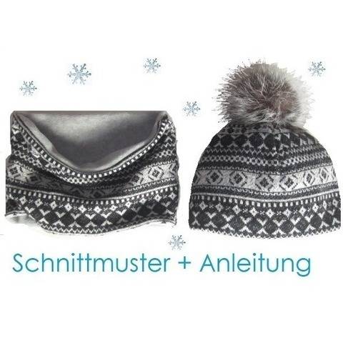 Nähanleitung Pudelmütze und Schlauchschal