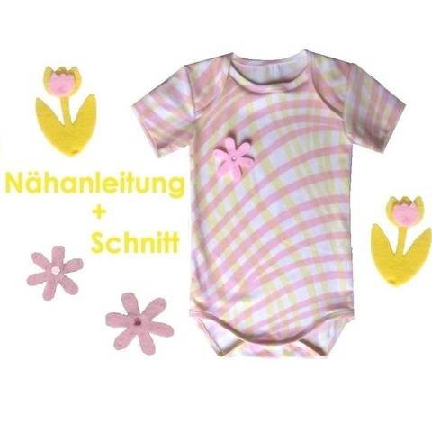 Schnittmuster + Anleitung Babybody 68-92