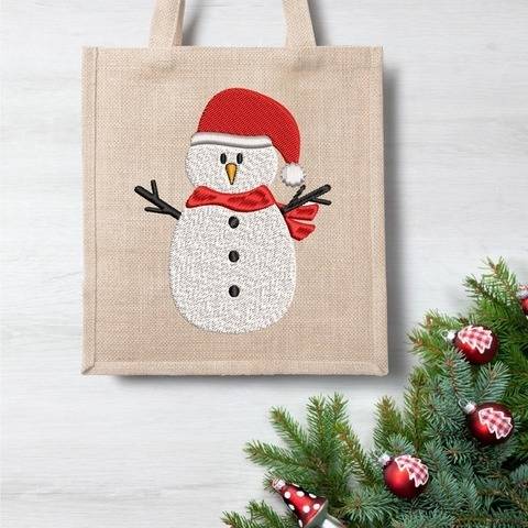 Schneemann - Stickdatei für 10 x 10 Rahmen