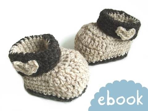❤ Häkelanleitung ❤ Woolen Baby Booties