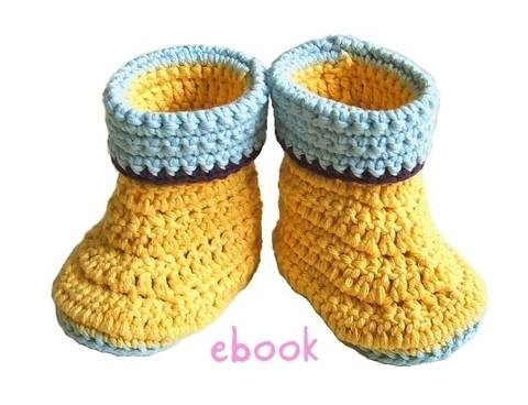 ❤ Häkelanleitung ❤ Baby Rubber Booties