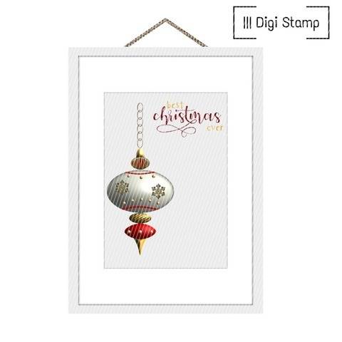 Christbaumkugel | DigiStamp & DigiPapiere