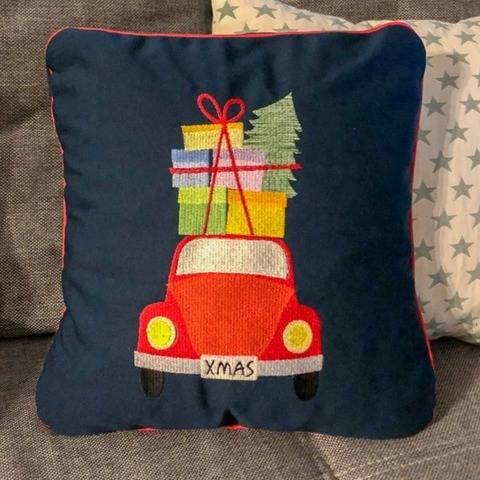 Stickdatei XMAS-Car