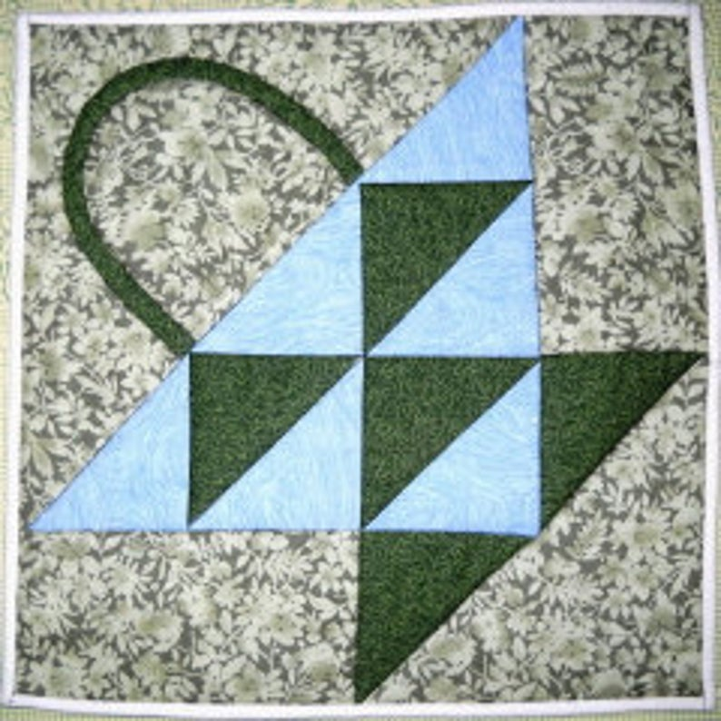 Country Basket Quilted Trivet Pattern