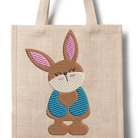 Osterhase - Stickdatei für 10 x 10 Rahmen