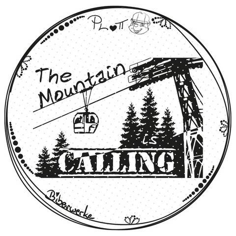 The Mountain is calling - Plotterdatei Berge Gondel Lift