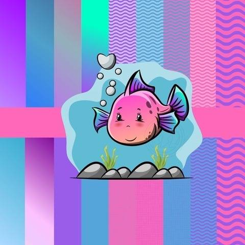 Digistamp_Fisch_Mädchen