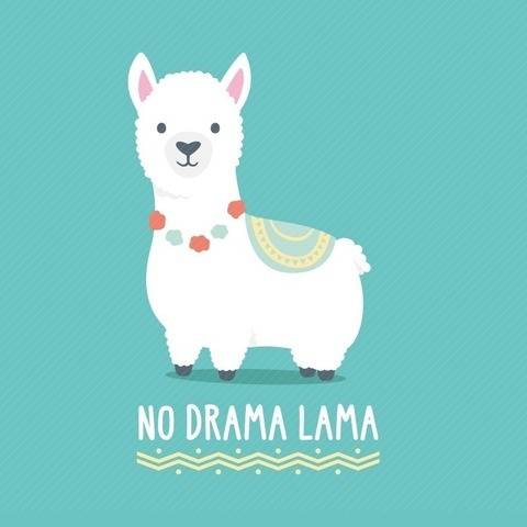 SVG - Plotterdatei - No Drama Lama