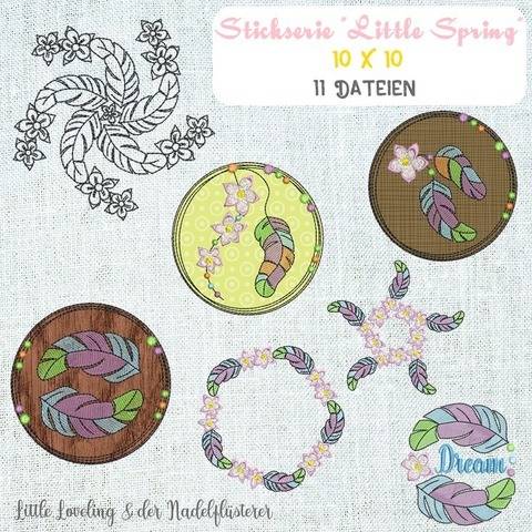 Digitale Stickserie Little Spring 10x10