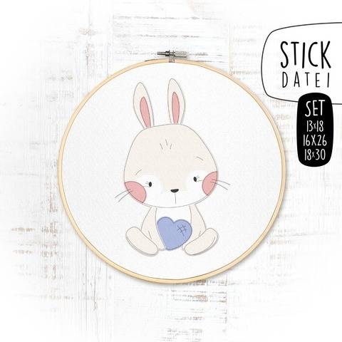 SCHNUFFELHASE DOODLE Stickdatei SET