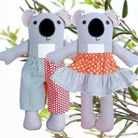 Archibald & Matilda Koala - Soft Toy Pattern