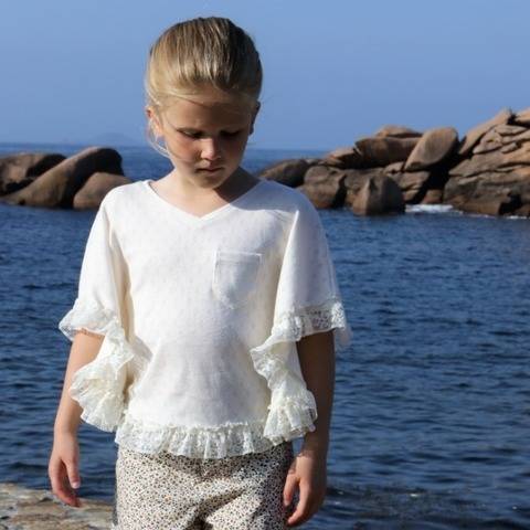 T-shirt Poncho Trestraou ! Patron de couture PDF / 2-10 ans