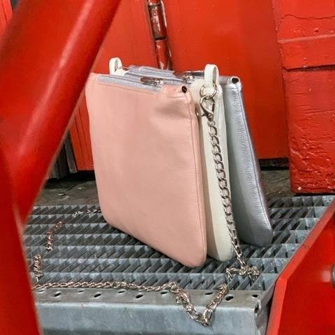 Schultertasche Rosé: Nähanleitung und Schnittmuster