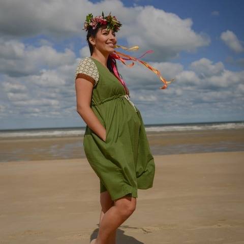 Patron robe de grossesse Charlotte