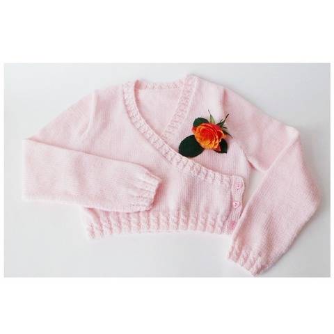 Child Cache-coeur - Knitting pattern