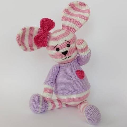 Häschen Paula / Deutsche Häkelanleitung, Amigurumi