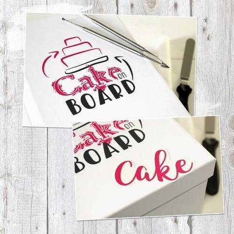 Wortspiel "Cakeboard" - Plotterdatei