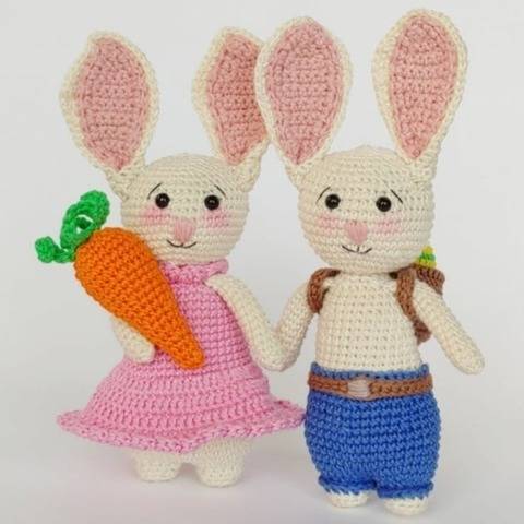 Lissy and Louis Little / Deutsche Häkelanleitung, Amigurumi