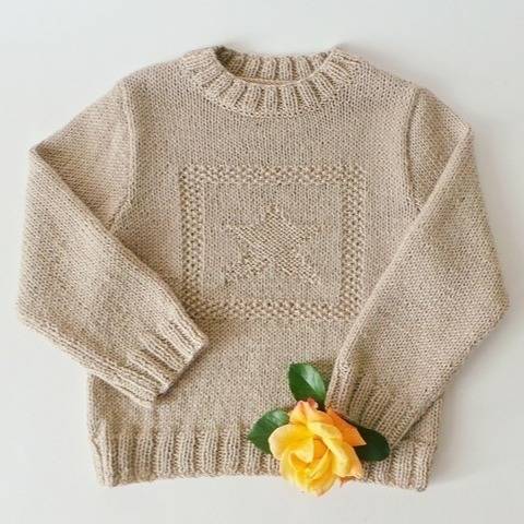 Pull enfant étoile - Tutoriel tricot