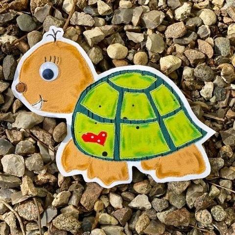 Applikationsvorlage | Schildkröte "Karla" | Nähen | PDF
