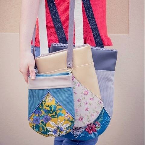Le sac Emy - combiné des 3 tailles (2 variations incluses)