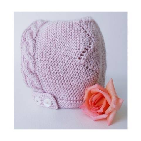 Béguin rosace - Tutoriel tricot