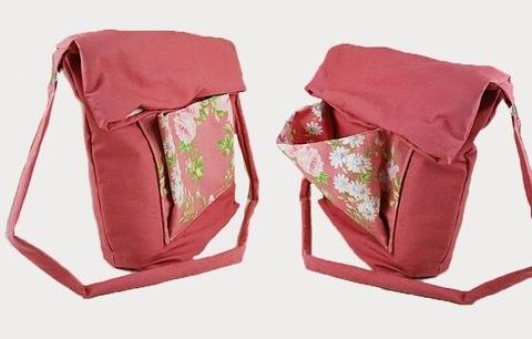 Nähanleitung Schultertasche / Umhängetasche / Tasche