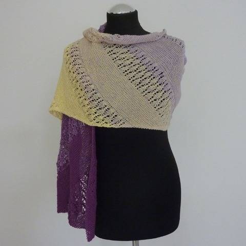 Strickanleitung - Schal "Lavender"