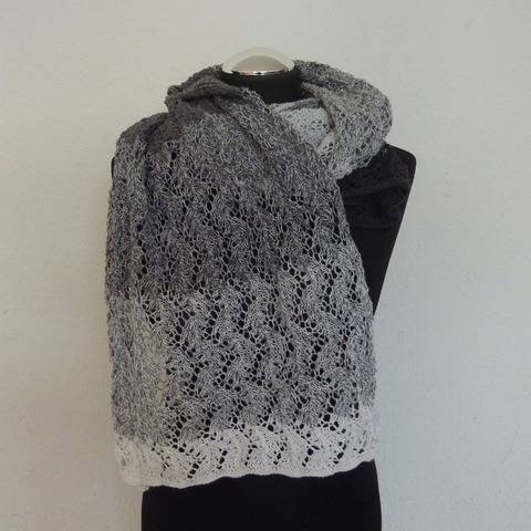 Strickanleitung - Schal "Grey"