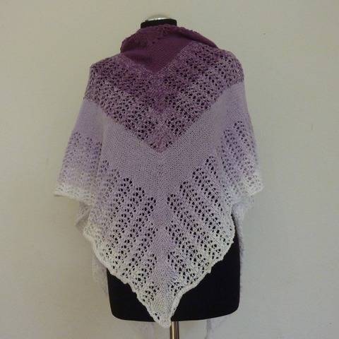 Strickanleitung - Tuch "Purple"