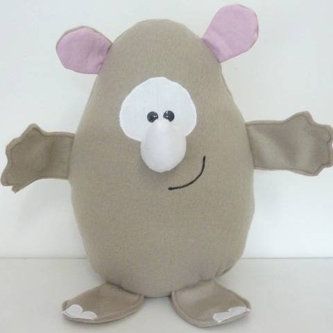 Nähanleitung - Kuschelmonster Nosy