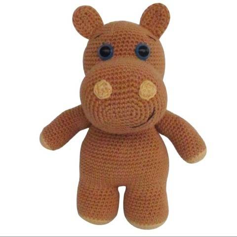 Archie Hippo the Ami - Amigurumi crochet pattern