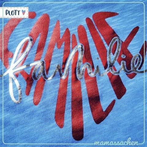 Familienherz - Einzeldatei | Handletteringplott