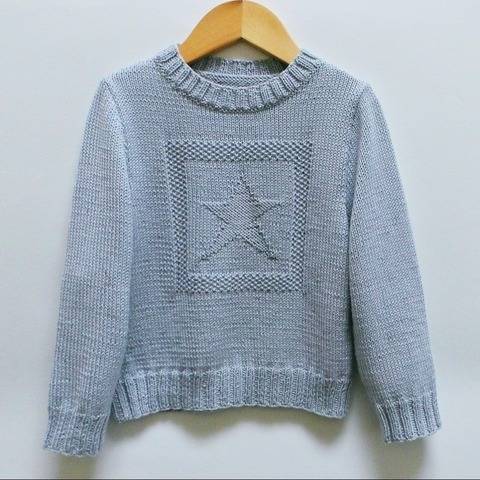 Pull étoile en coton - Tutoriel tricot
