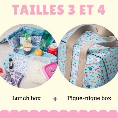 Lily Lunch box + Sac à Pique-nique ( 2 modèles)