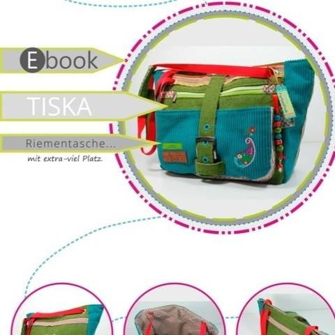 ebook TISKA ♥ ♥ ♥ Riementasche mit extra-viel Platz