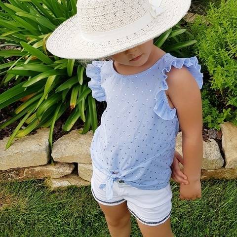 Blouse enfant "Océane" du 2 ans au 12 ans - Intermédiaire