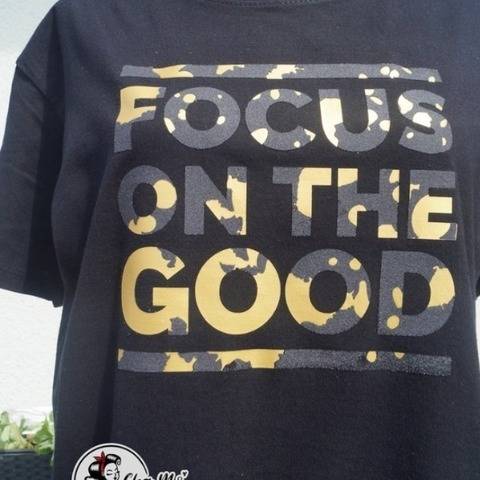Klecks Sprüche - Focus on the Good - Dein Style!