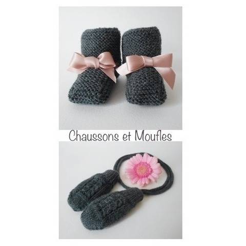 Chaussons et moufles - Tutoriel tricot
