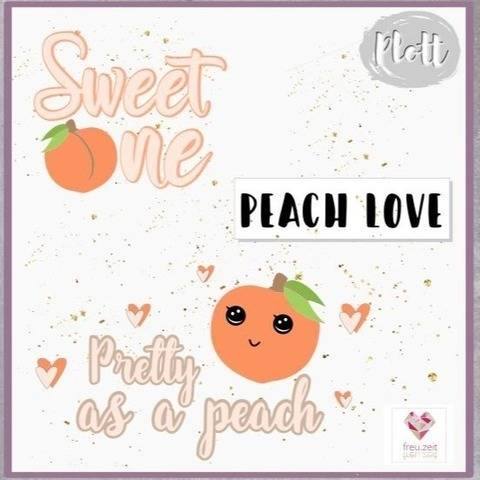 Plottdesign - Peach Love