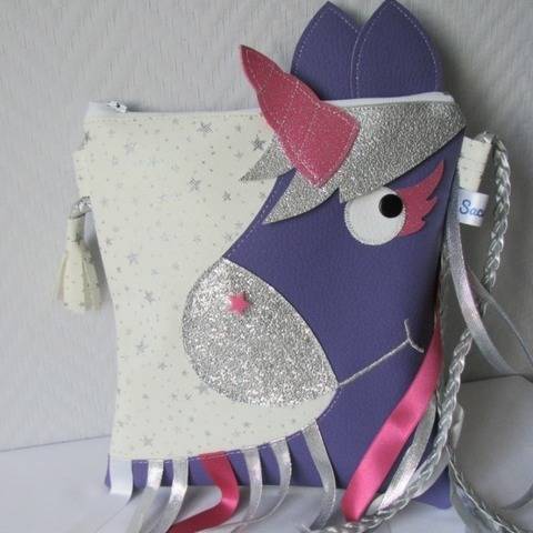 Schnittmuster von Liah, das Einhorn - Schultertasche