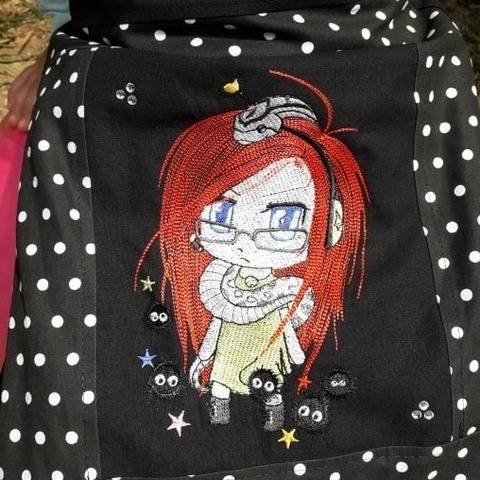 Purpel Medusa - Manga Mädel 30x20