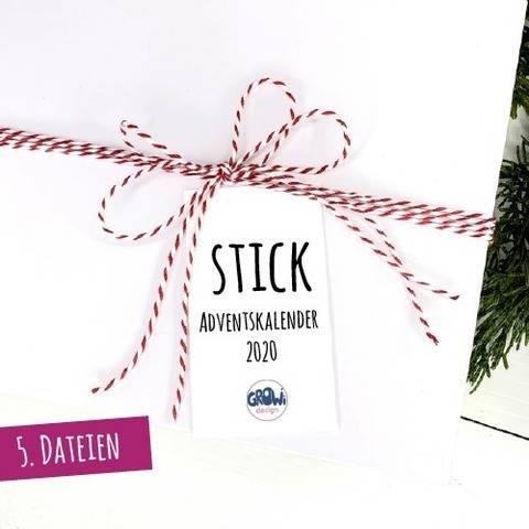 Adventskalender 2020 Doodle -Stick