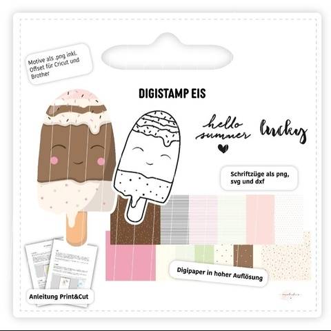 Digistamp-Set Eis von wunderfein