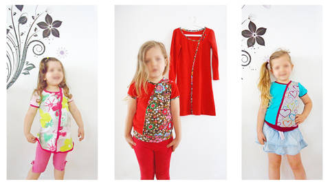 Nähanleitung und Schnittmuster little Elara Mädchenshirt
