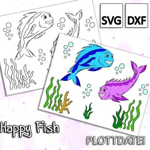 Happy Fish - Plottdatei