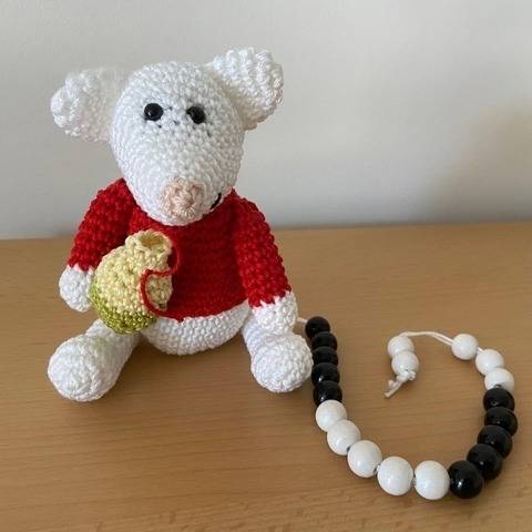 Häkelanleitung - Rechen-Maus "Mini"