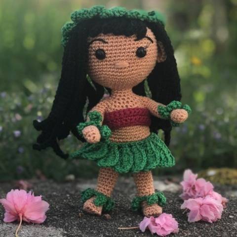 Lilo - Tuto amigurimi - Patron crochet